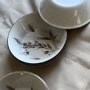 Vintage Midwinter Stonehenge Wild Oats bowls (4)